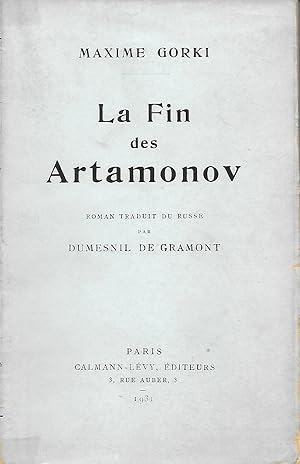 La fin des Artamonov.