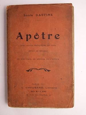 Imagen del vendedor de Aptre. a la venta por Librairie Aubry