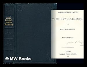 Seller image for Mittelhochdeutsches taschenwrterbuch for sale by MW Books