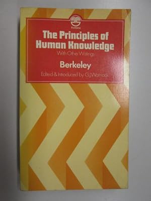 Imagen del vendedor de The Principles of Human Knowledge and Three Dialogues Between Hylas and Philonous a la venta por Goldstone Rare Books