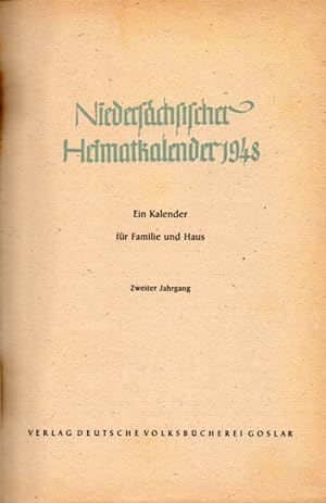 Niedersächsischer Heimatkalender Zweiter Jahrgang 1948