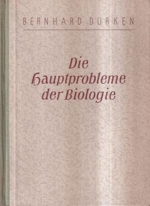 Imagen del vendedor de Die Hauptprobleme der Biologie a la venta por Clivia Mueller