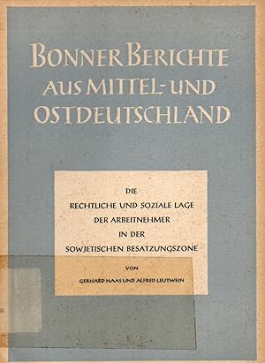 Die rechtliche und soziale Lage der Arbeitnehmer in der