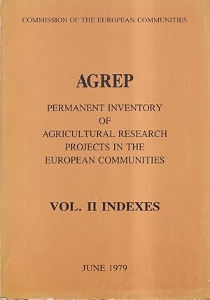 Bild des Verkufers fr AGREP(Permanent Inventory of agricultural Research Projects in the eur zum Verkauf von Clivia Mueller