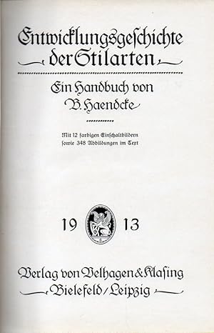 Entwicklungsgeschichte der Stilarten