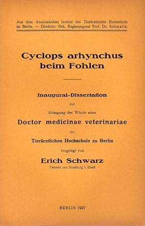 Seller image for Cyclops arhynchus beim Fohlen for sale by Clivia Mueller