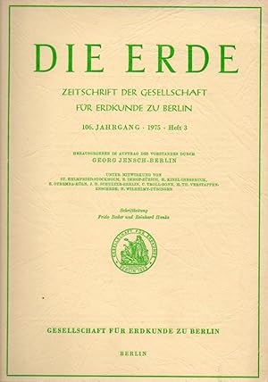 Zeitschrift der Gesellschaft für Erdkunde zu Berlin.Hsg.Georg Jensch