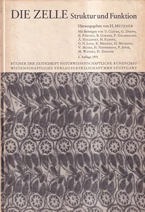Bild des Verkufers fr Die Zelle-Struktur und Funktion,Bcher der Zeitschrift naturwissentsch zum Verkauf von Clivia Mueller
