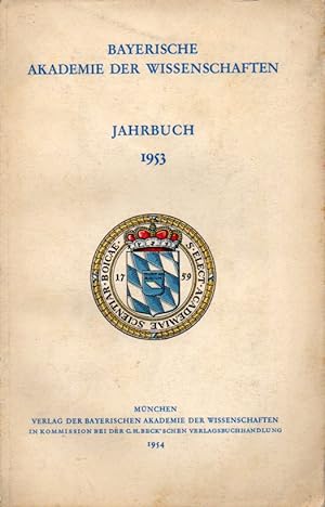 Seller image for Jahrbuch 1953 for sale by Clivia Mueller