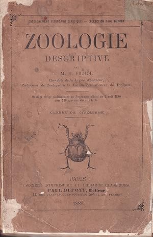 Imagen del vendedor de Zoologie Descriptive a la venta por Clivia Mueller