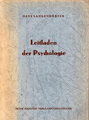 Seller image for Leitfaden der Psychologie for sale by Clivia Mueller