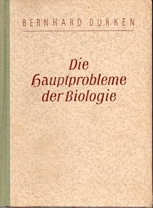 Imagen del vendedor de Die Hauptprobleme der Biologie a la venta por Clivia Mueller