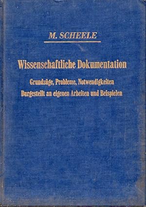 Seller image for Wissenschaftliche Dokumentation,Grundzge,Probleme,Notwendigkeiten.Dar for sale by Clivia Mueller