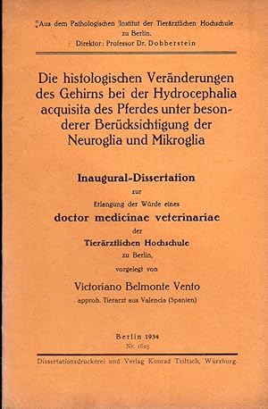 Die histologischen Veränderungen des Gehirns bei der Hydrocephalia acq