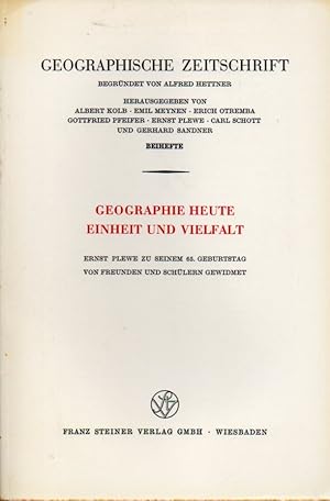 Imagen del vendedor de Geographie heute Einheit und Vielfalt a la venta por Clivia Mueller