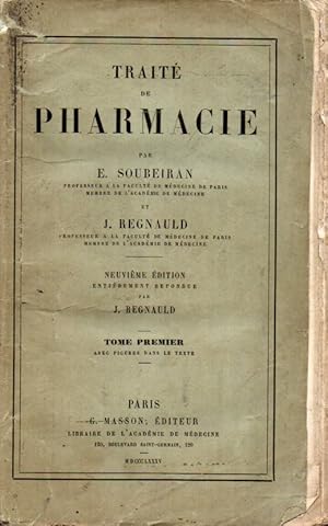 Seller image for Traite de Pharmacie for sale by Clivia Mueller