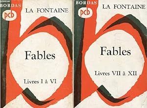 Bild des Verkufers fr FABLES, 2 TOMES (LIVRES I-VI, VII-XII) zum Verkauf von Le-Livre