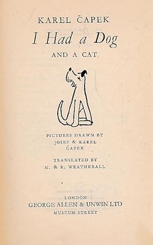 Image du vendeur pour I had a Dog and a Cat mis en vente par Barter Books Ltd