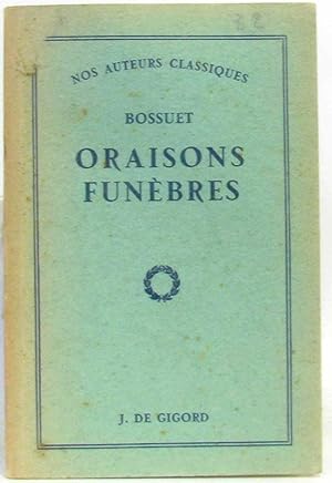 Seller image for Oraisons funbres for sale by crealivres
