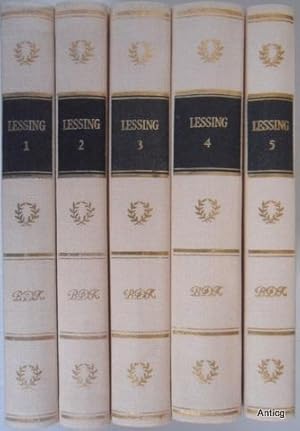 Lessings Werke in fünf Bänden. Ausgewählt von Karl Balser. Eingeleitet von Thomas Höhle.