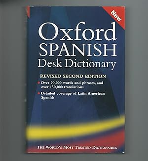 Seller image for Oxford Spanish Desk Dictionary (Second Edition, revised) for sale by Mom and Pop's Book Shop,