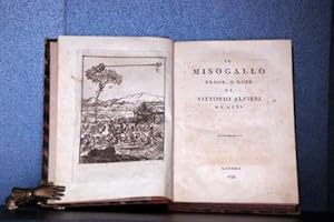 Il Misogallo prose, e Rime di Vittorio Alfieri da Asti