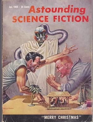 Image du vendeur pour Astounding Science Fiction January 1959 - Robin Hood's Barn, Deadlock, By New Hearth Fires, Seedling, Study in Still Life, To Run the Rim, + mis en vente par Nessa Books