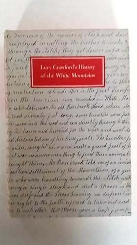 Seller image for Lucy Crawford's History of the White Mountains for sale by Your Book Soon