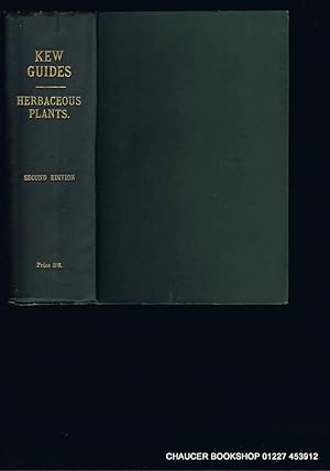 Bild des Verkufers fr HAND-LIST OF HERBACEOUS PLANTS CULTIVATED IN THE ROYAL BOTANIC GARDENS. zum Verkauf von Chaucer Bookshop ABA ILAB