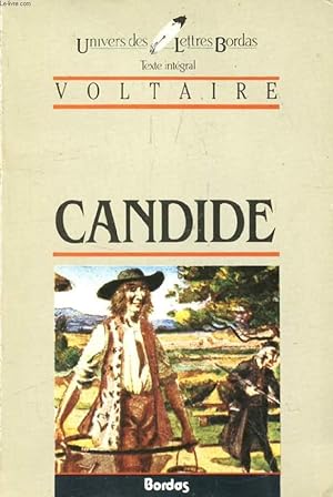 Bild des Verkufers fr CANDIDE, OU L'OPTIMISME zum Verkauf von Le-Livre