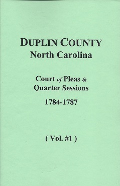 Duplin County, North Carolina Court of Pleas & Quarter Sessions