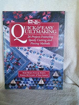 Bild des Verkufers fr Quick & Easy Quiltmaking: 26 Projects Featuring Speedy Cutting and Piecing Methods zum Verkauf von Prairie Creek Books LLC.