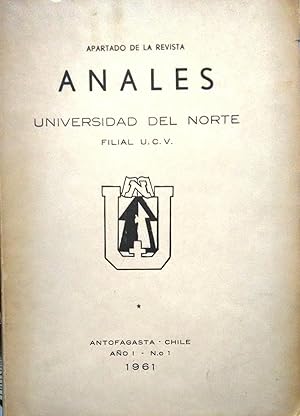Apartado de la Revista Anales Universidad del Norte. Filial U.C. V. Año I.-N°1, 1961 : Cultura de...