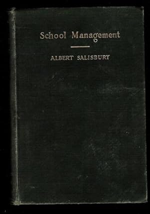 School Management: A Textbook for County Training Schools and Normal Schools