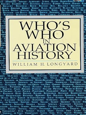 Bild des Verkufers fr Who's Who in Aviation History zum Verkauf von Barter Books Ltd