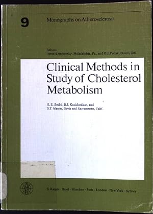 Imagen del vendedor de Clinical Methods in Study of Cholesterol Metabolism Monographs on Atherosclerosis 9 a la venta por books4less (Versandantiquariat Petra Gros GmbH & Co. KG)