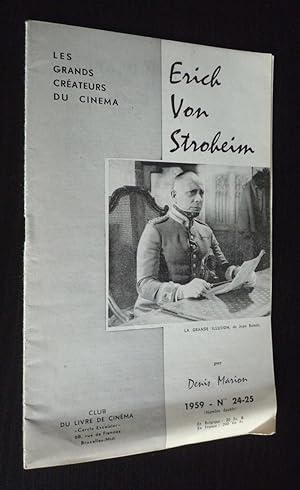 Imagen del vendedor de Les Grands crateurs du cinma (n24-25, 1959) : Erich Von Stroheim a la venta por Abraxas-libris