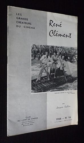 Imagen del vendedor de Les Grands crateurs du cinma (n16, 1958) : Ren Clment a la venta por Abraxas-libris