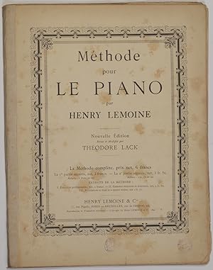 METHODE POUR LE PIANO,