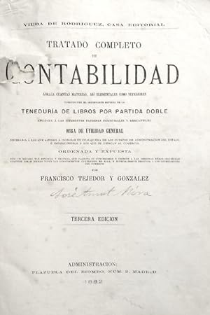 TRATADO COMPLETO DE CONTABILIDAD.