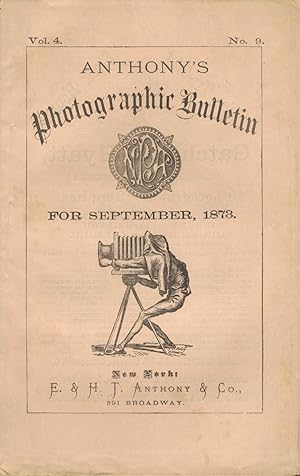 ANTHONY'S PHOTOGRAPHIC BULLETIN A NEAR COMPLETE RUN.