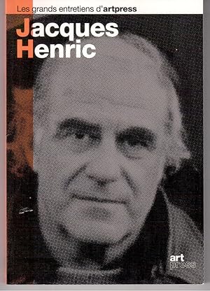 Image du vendeur pour Jacques Henric mis en vente par LibrairieLaLettre2