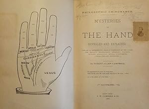 MYSTERIES OF THE HAND REVEALED AND EXPLAINED PALMISTRY PALM READING