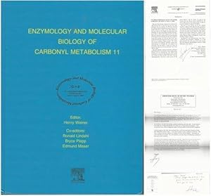 Enzymology and Molecular Biology of Carbonyl Metabolism 11 2003 by Henry Weiner