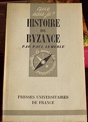 Bild des Verkufers fr Histoire de byzance zum Verkauf von JLG_livres anciens et modernes