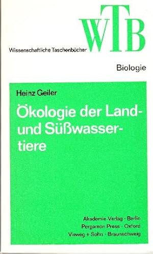 Bild des Verkufers fr kologie der Land- und Swassertiere. zum Verkauf von Buchversand Joachim Neumann