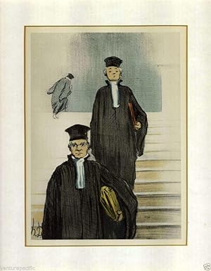 Lawyers : Honoré Daumier : circa 1860 : Fine Giclee Print