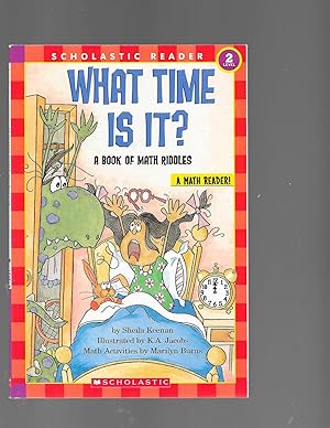 Imagen del vendedor de What Time Is It? A Book Of Math Riddles (level 2) (Hello Reader, Math) a la venta por TuosistBook