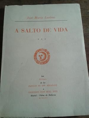 Bild des Verkufers fr A SALTO DE VIDA (dedicado) zum Verkauf von Librera Pramo