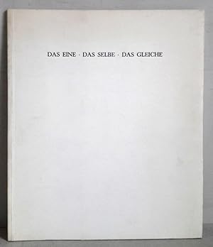 Bild des Verkufers fr Thomas Locher - Das Eine - Das Selbe - das Gleiche zum Verkauf von Verlag IL Kunst, Literatur & Antiquariat